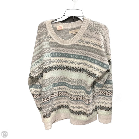 Sweater By Loft In Teal, Size: Xl