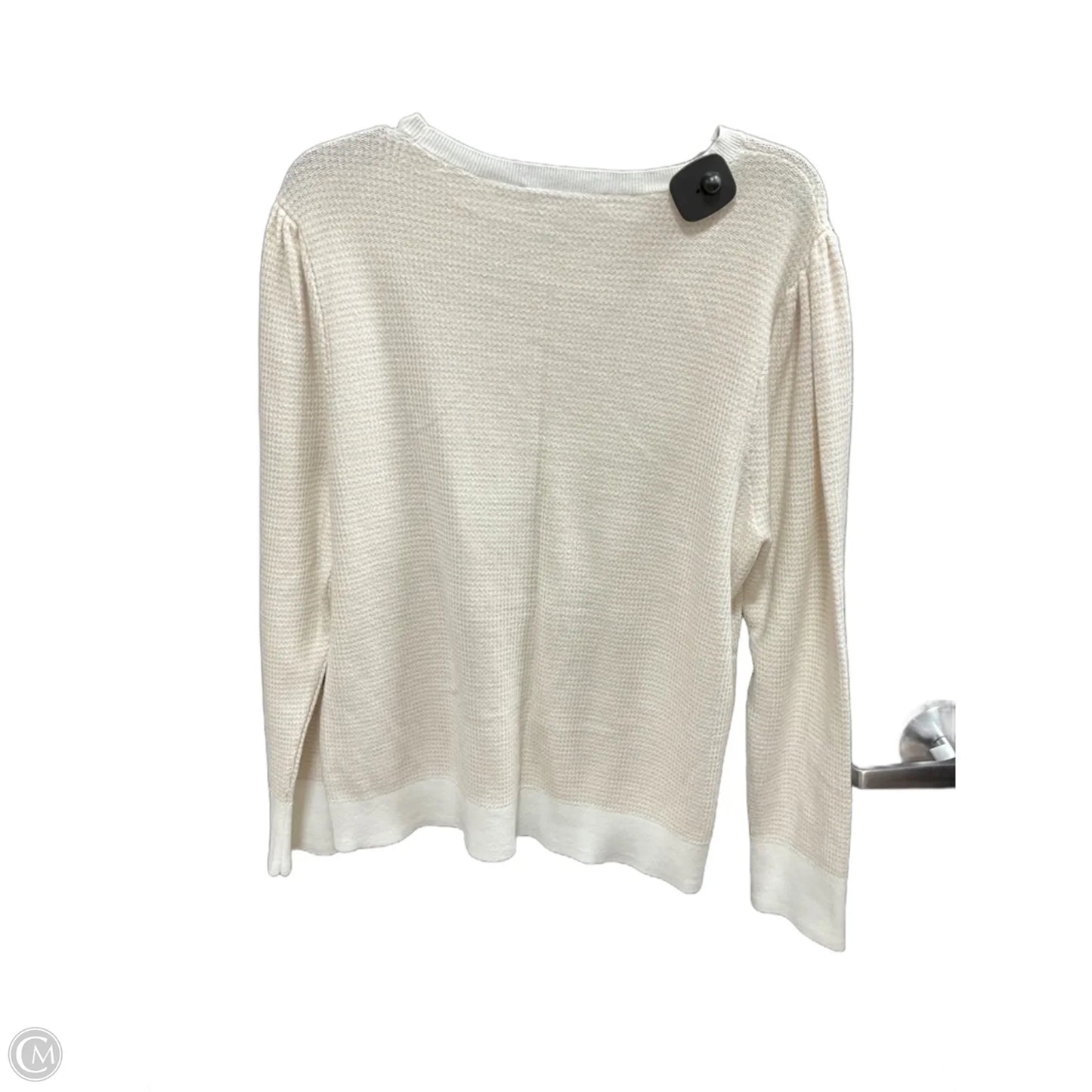 Top Long Sleeve By Loft In Beige, Size: Xxl