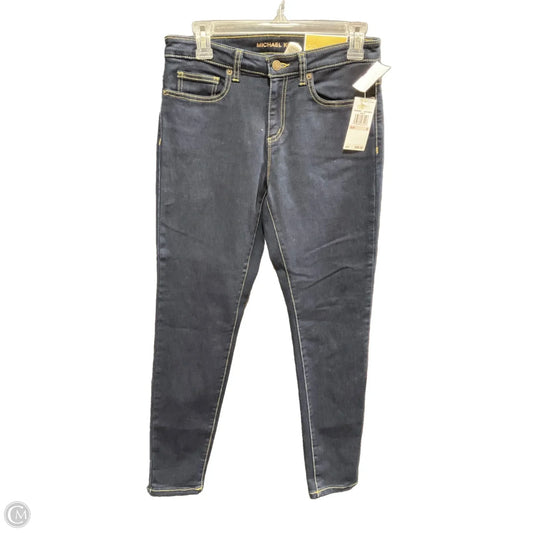 Jeans Skinny By Michael By Michael Kors In Blue Denim, Size: 6