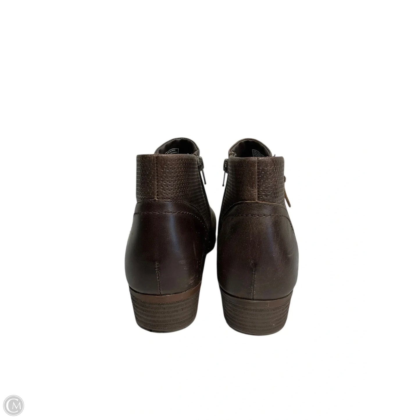 Boots Ankle Heels By Rockport In Brown, Size: 11