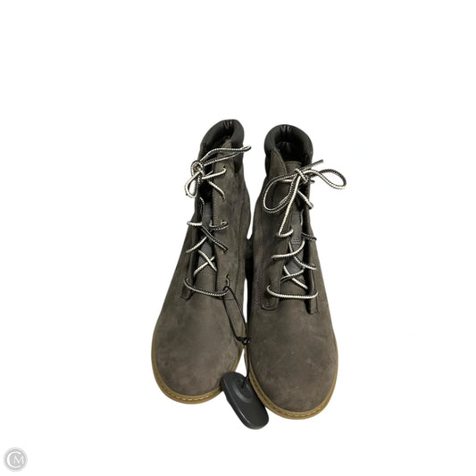 Boots Ankle Heels By Timberland In Grey, Size: 8.5