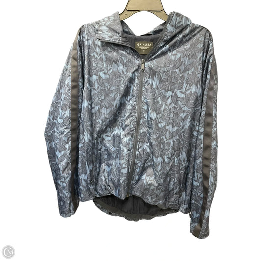 Athletic Jacket By Athleta In Floral Print, Size: M