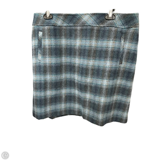 Skirt Mini & Short By Talbots In Plaid Pattern, Size: 16