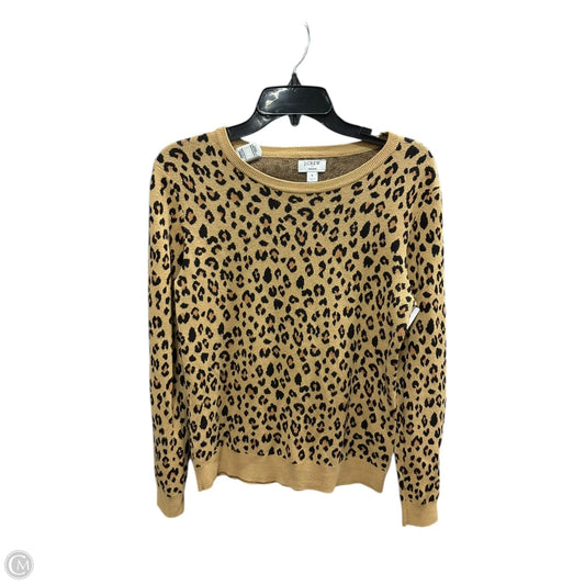 Top Long Sleeve By J. Crew In Animal Print, Size: S