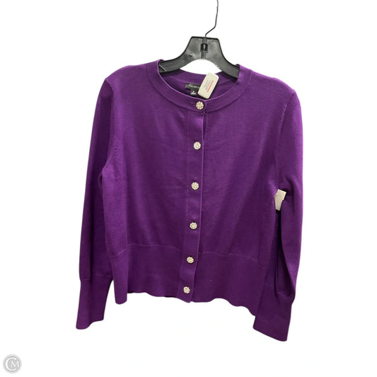 Cardigan By Talbots In Purple, Size: M