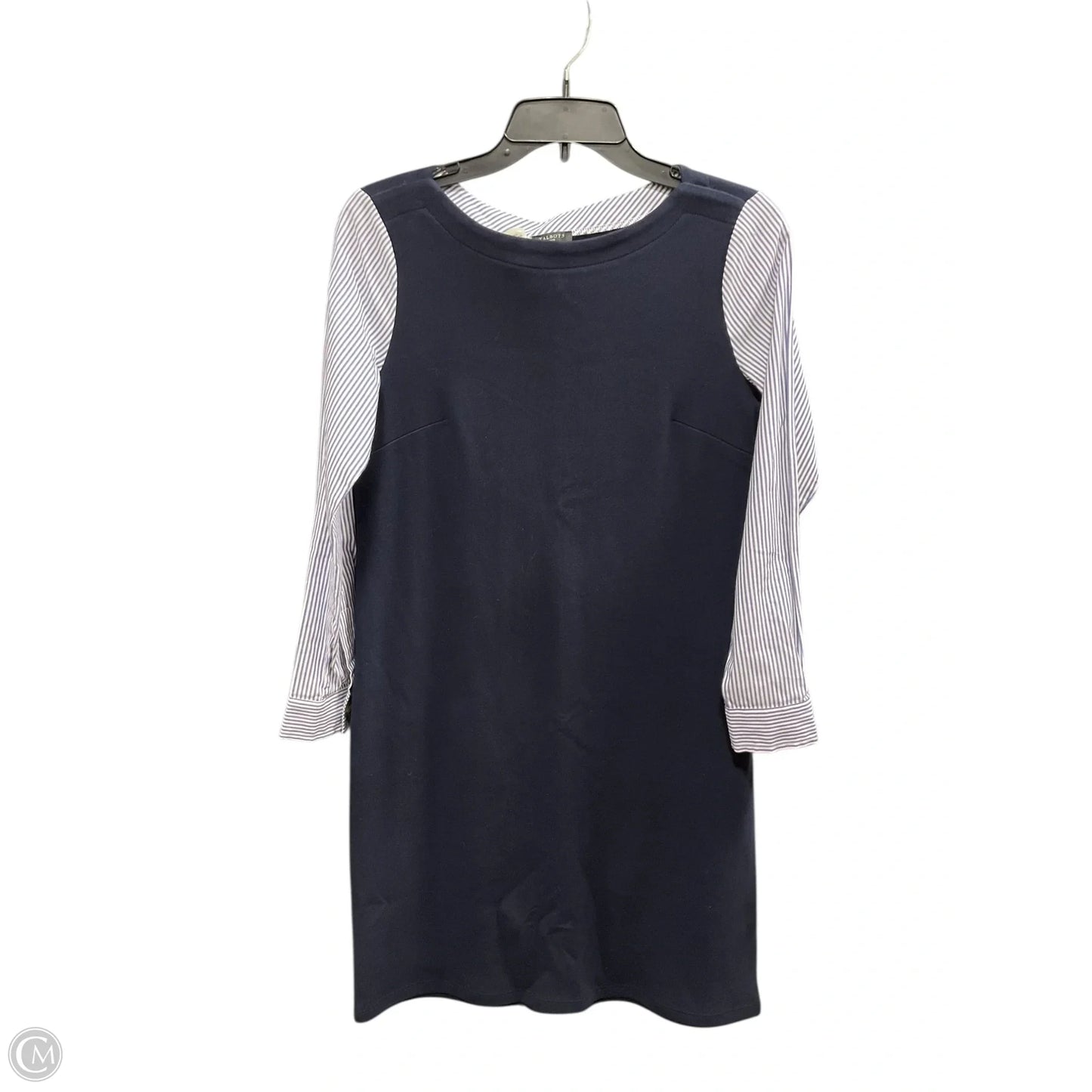 Dress Casual Midi By Talbots In Blue, Size: S