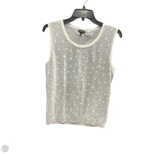 Top Sleeveless By Talbots In Polkadot Pattern, Size: L