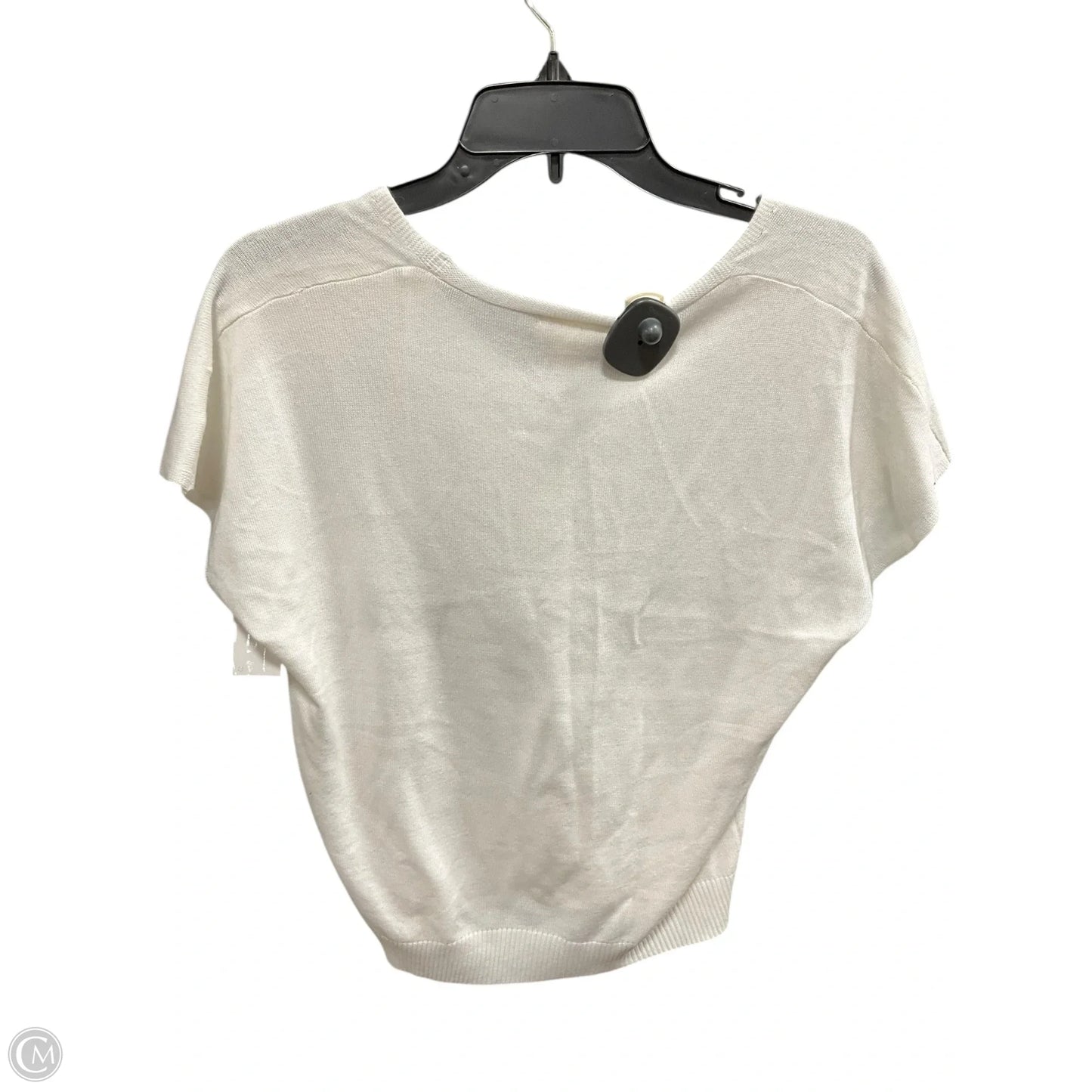 Top Short Sleeve By Cynthia Rowley In White, Size: S