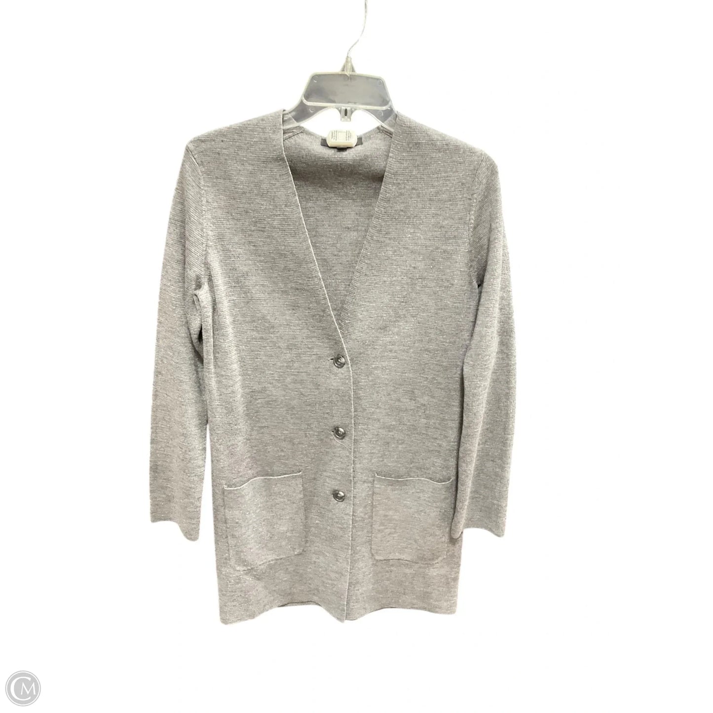 Cardigan By Uniqlo In Grey, Size: M