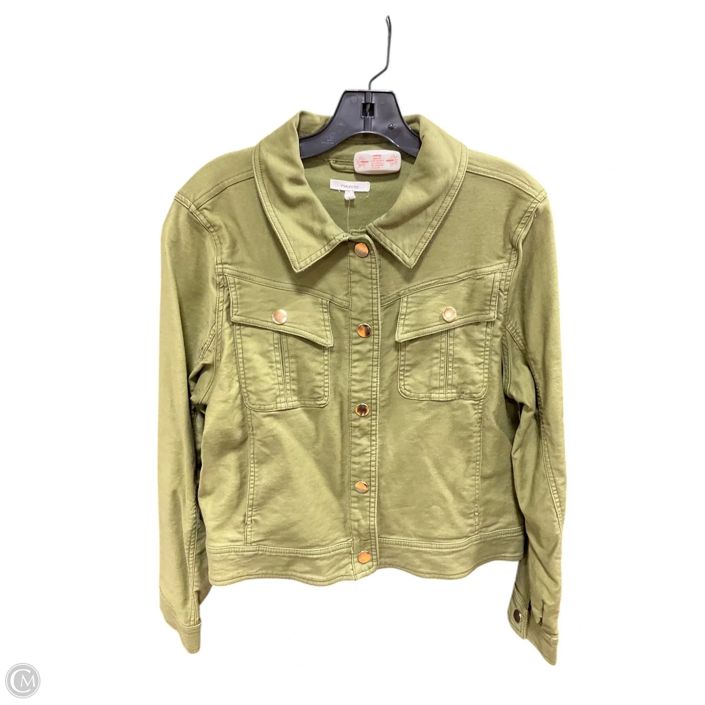 Jacket Other By Maurices In Green, Size: L