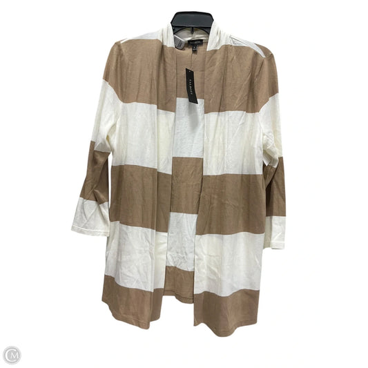Cardigan By Talbots In Striped Pattern, Size: M