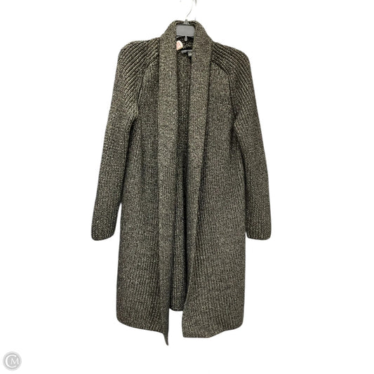 Cardigan By Ann Taylor In Black & Gold, Size: L