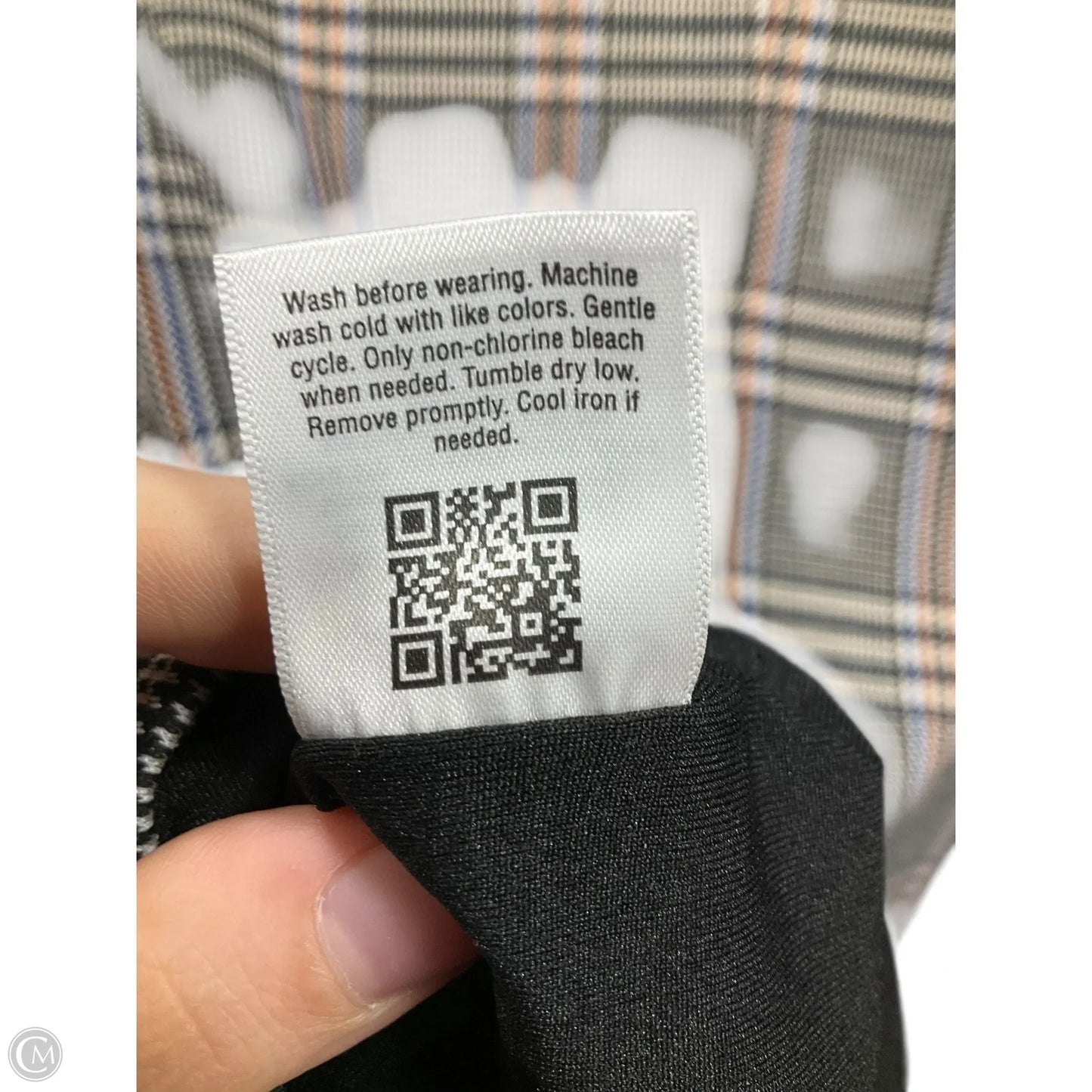 Blazer By Nine West In Plaid Pattern, Size: M