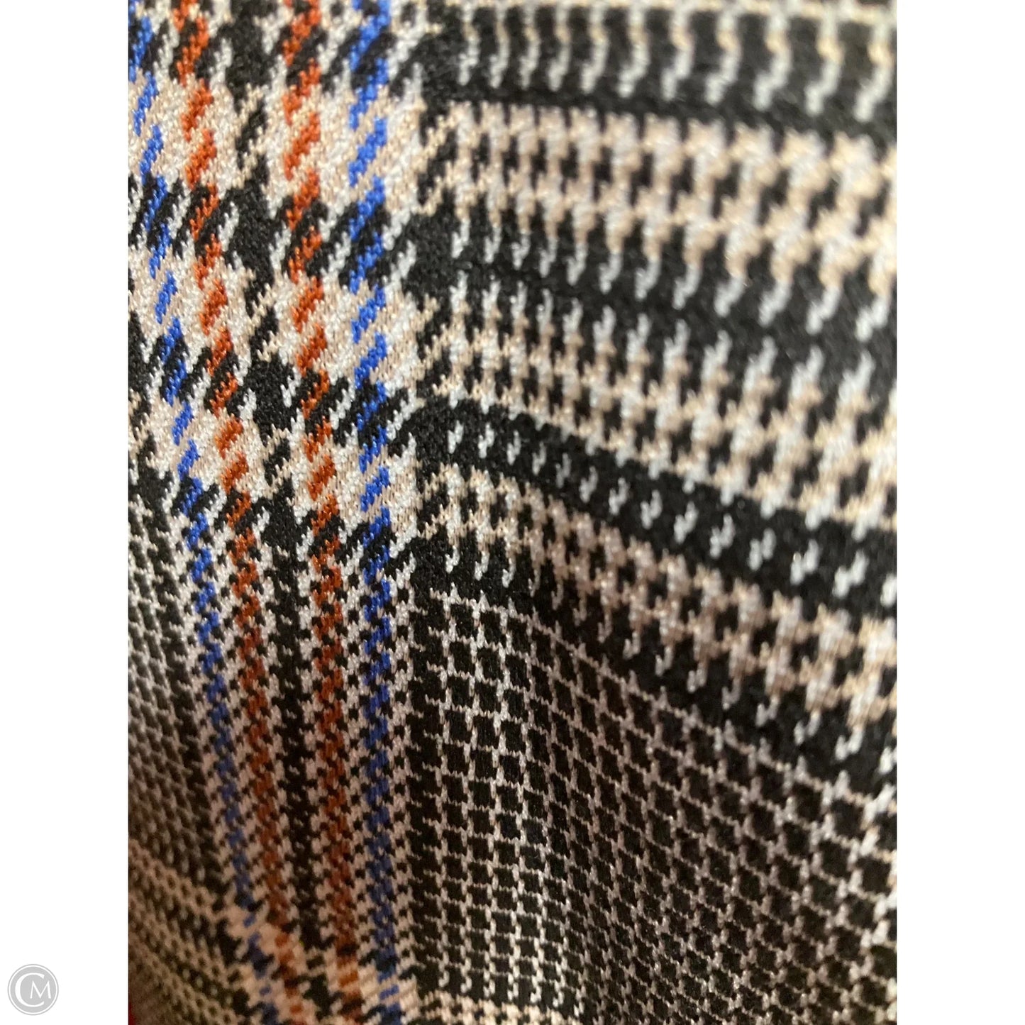 Blazer By Nine West In Plaid Pattern, Size: M