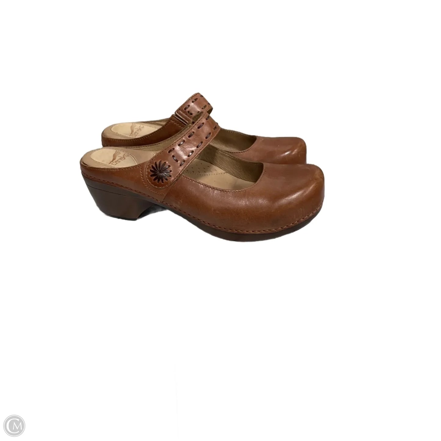 Shoes Heels Block By Dansko In Brown, Size: 10