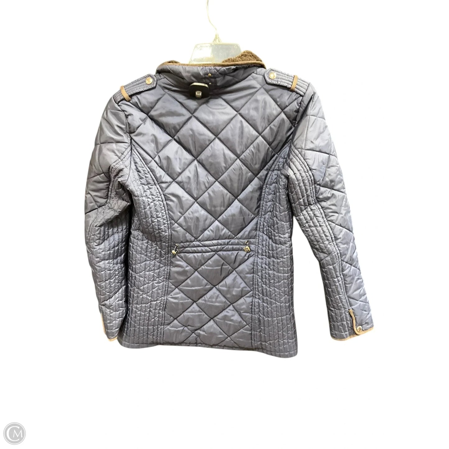 Coat Puffer & Quilted By Weatherproof In Blue, Size: S