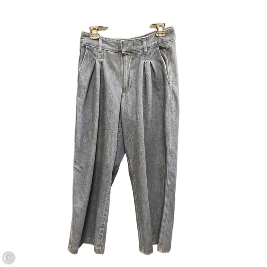 Jeans Wide Leg By Banana Republic In Blue Denim, Size: 8