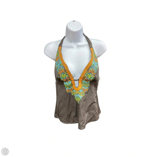 Swimsuit 2pc By Nanette Lepore In Grey, Size: M