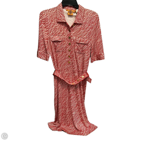 Dress Designer By Tory Burch In Red, Size: M