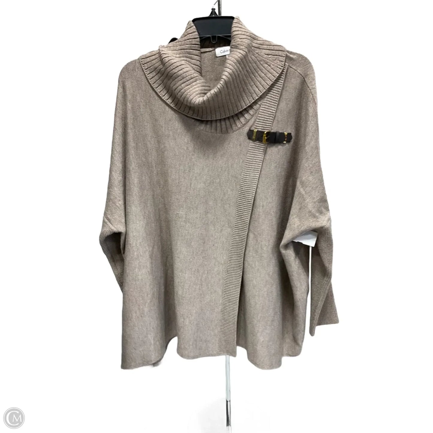 Poncho By Calvin Klein In Beige, Size: S
