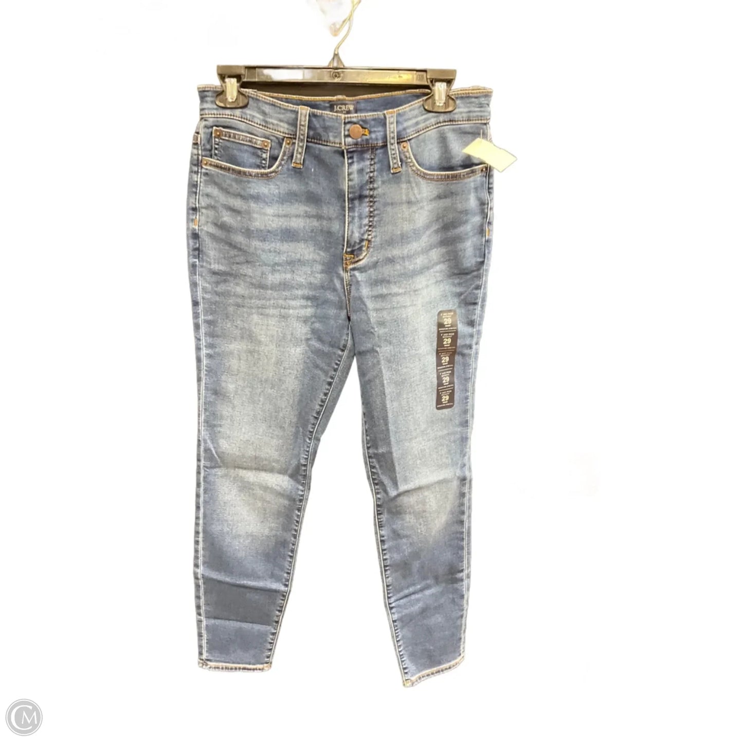 Jeans Skinny By J. Crew In Blue Denim, Size: 8