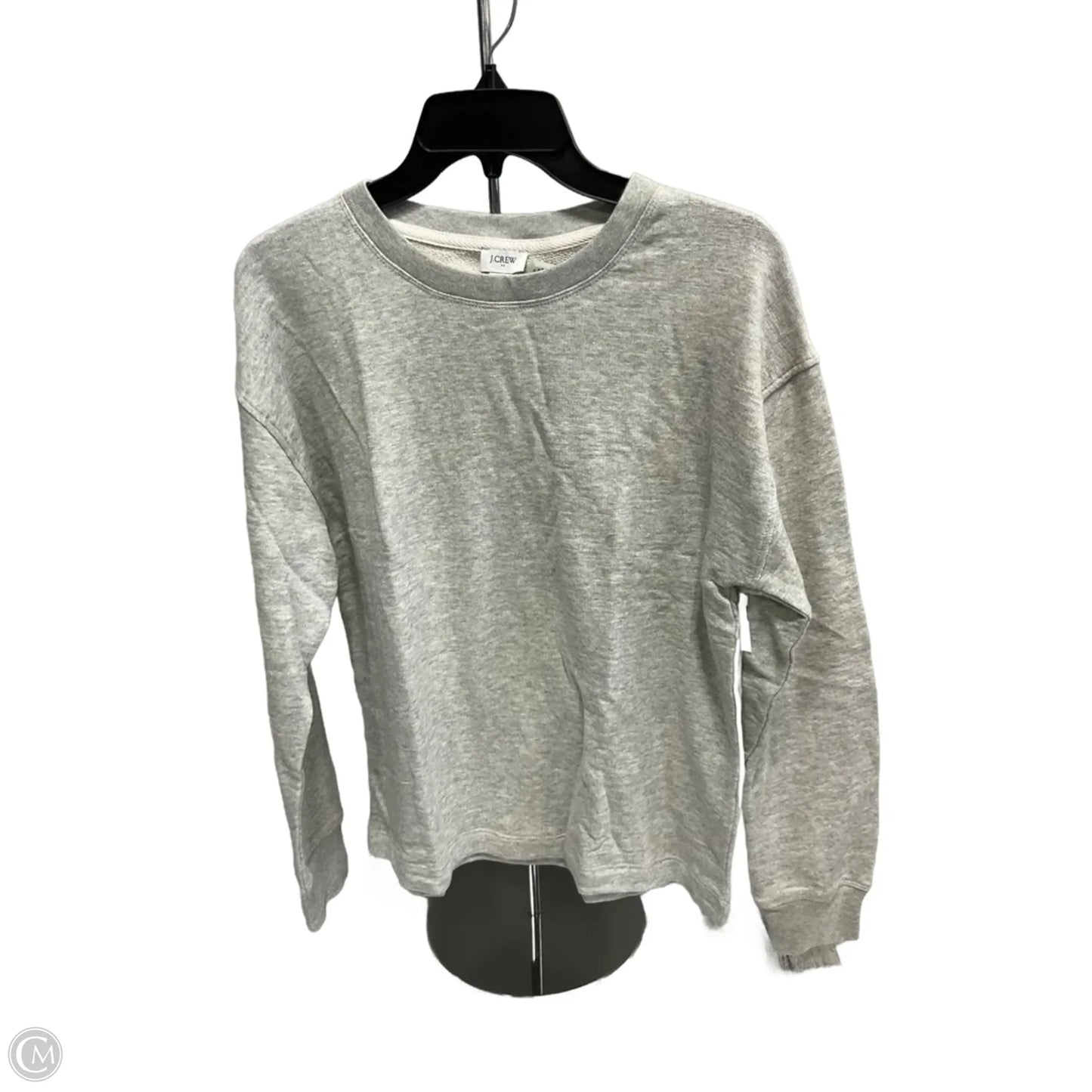 Sweatshirt Crewneck By J. Crew In Grey, Size: S