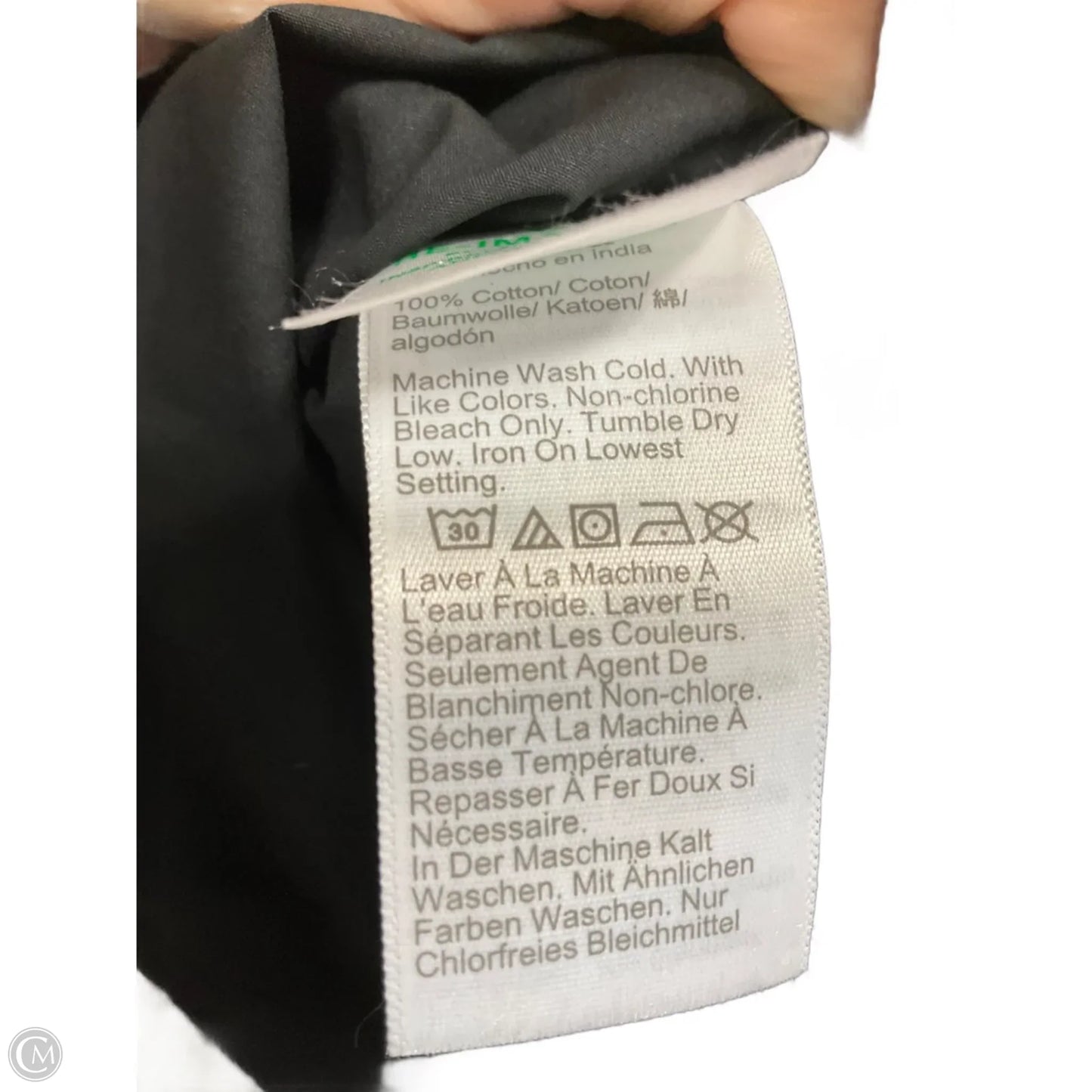 Blouse Long Sleeve By J. Crew In Black, Size: S