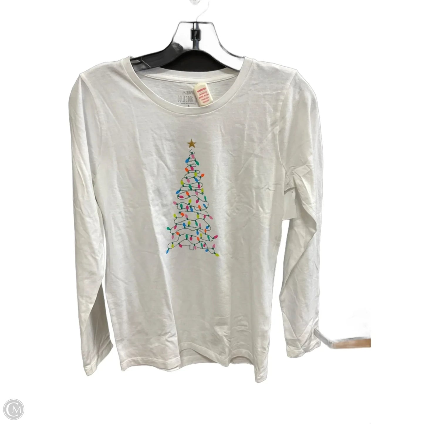 Top Long Sleeve By J. Crew In White, Size: S