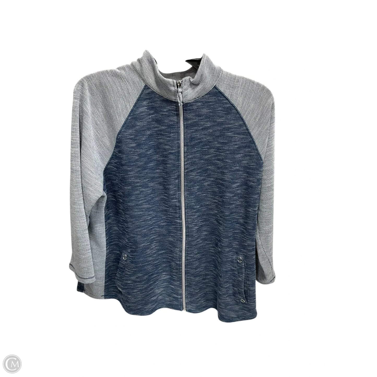 Top Long Sleeve By Chicos In Blue, Size: L