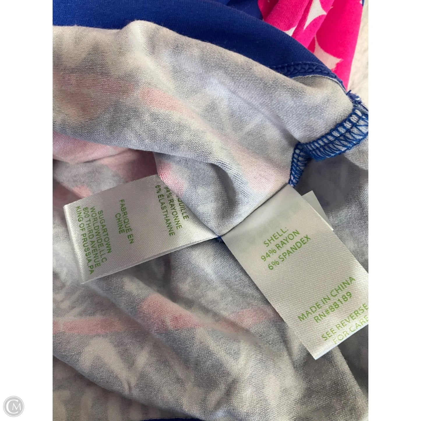 Dress Designer By Lilly Pulitzer In Pink & White, Size: Xxs