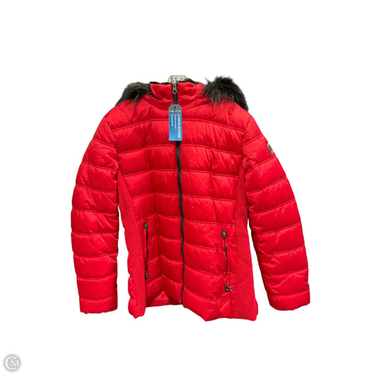 Coat Puffer & Quilted By Nautica In Red, Size: Xl