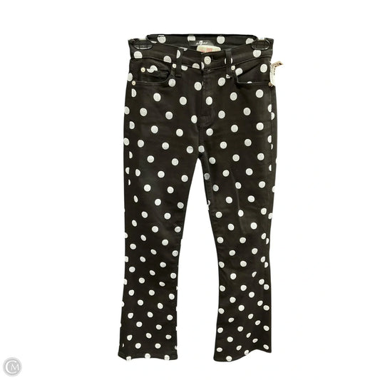 Jeans Straight By 7 For All Mankind In Black & White, Size: 0