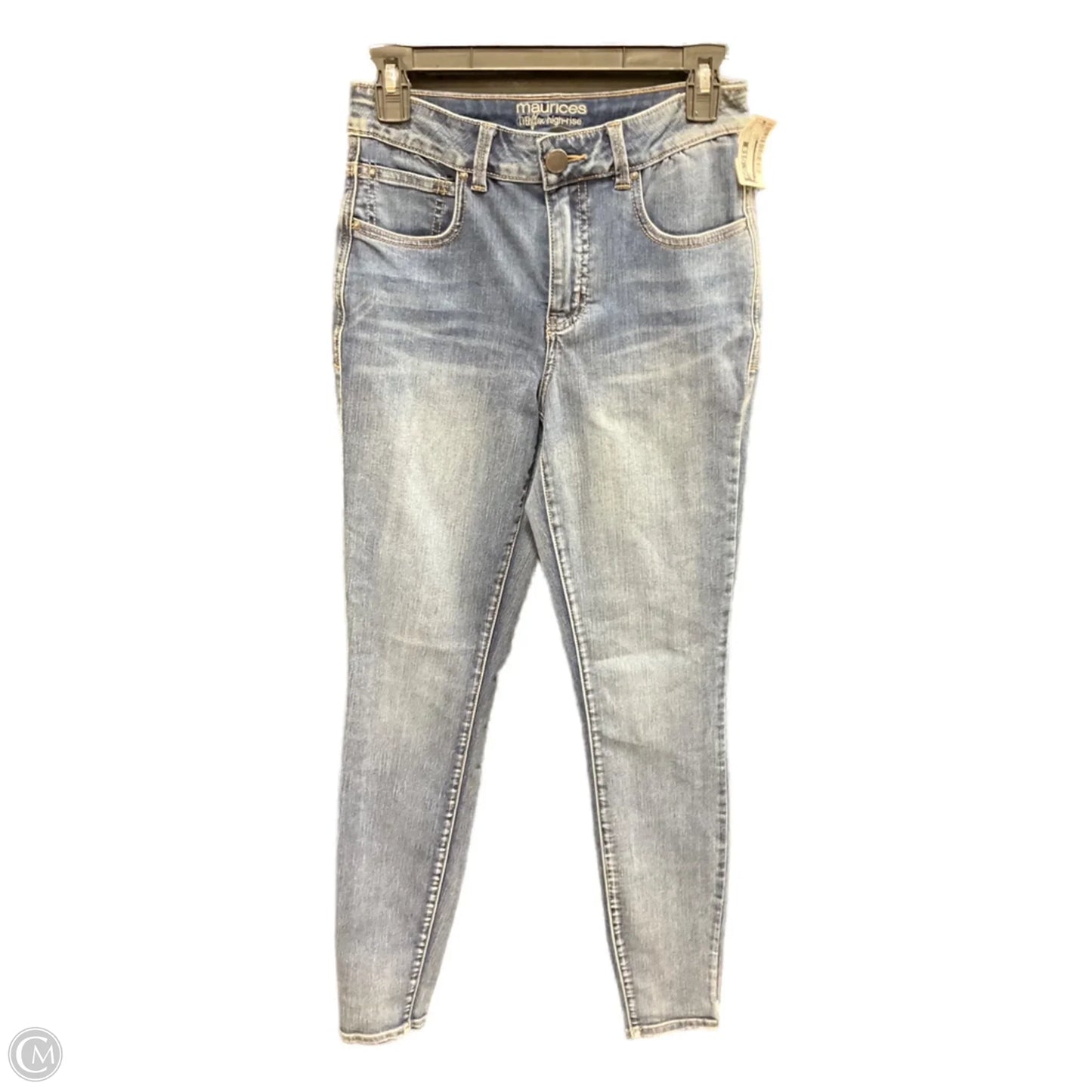 Jeans Straight By Maurices In Blue Denim, Size: 4l
