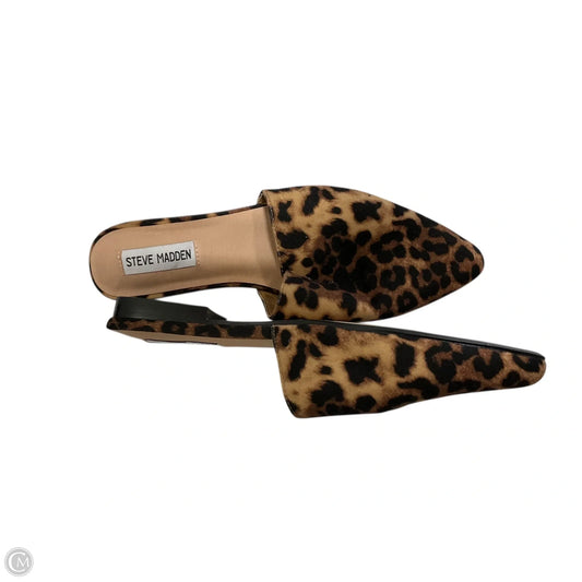 Shoes Flats By Steve Madden In Animal Print, Size: 8