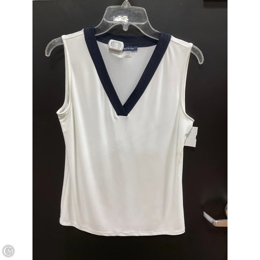 Top Sleeveless By Tommy Hilfiger In White, Size: S
