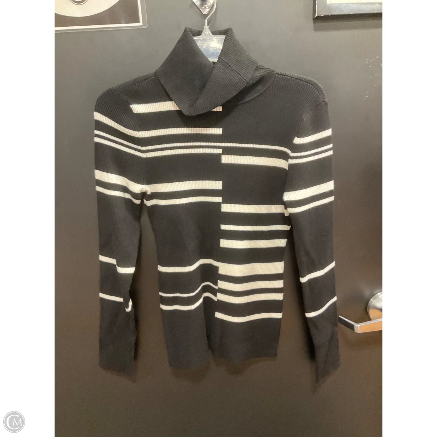 Sweater By White House Black Market In Black & White, Size: M