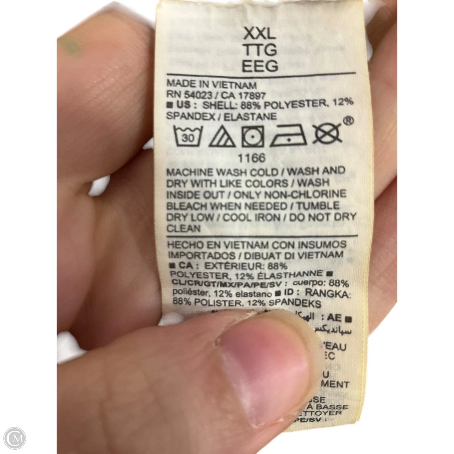 Athletic Shorts By Clothes Mentor In Yellow, Size: Xxl