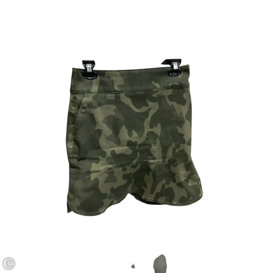 Skirt Mini & Short By White House Black Market In Camouflage Print, Size: 2