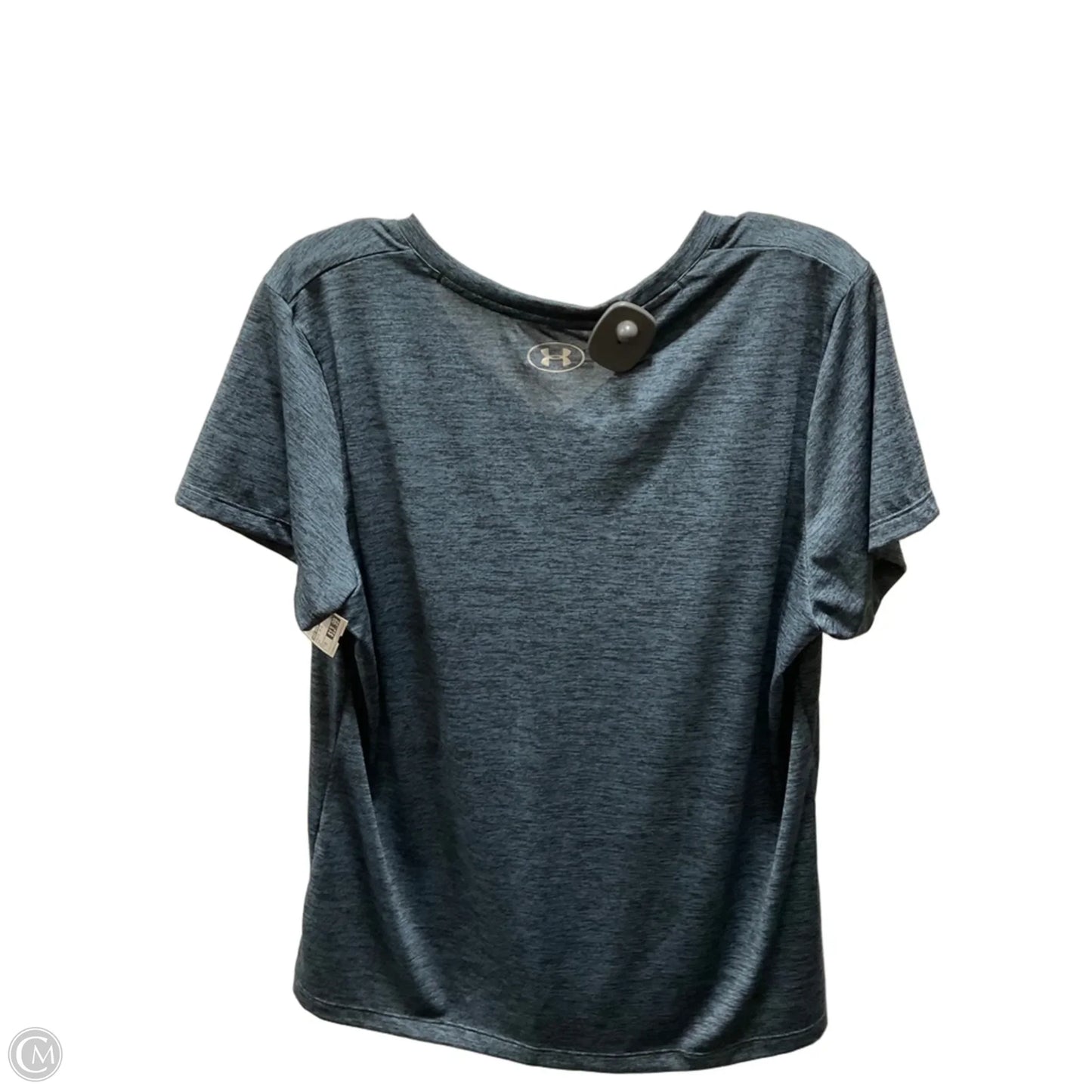 Athletic Top Short Sleeve By Under Armour In Blue, Size: 2x