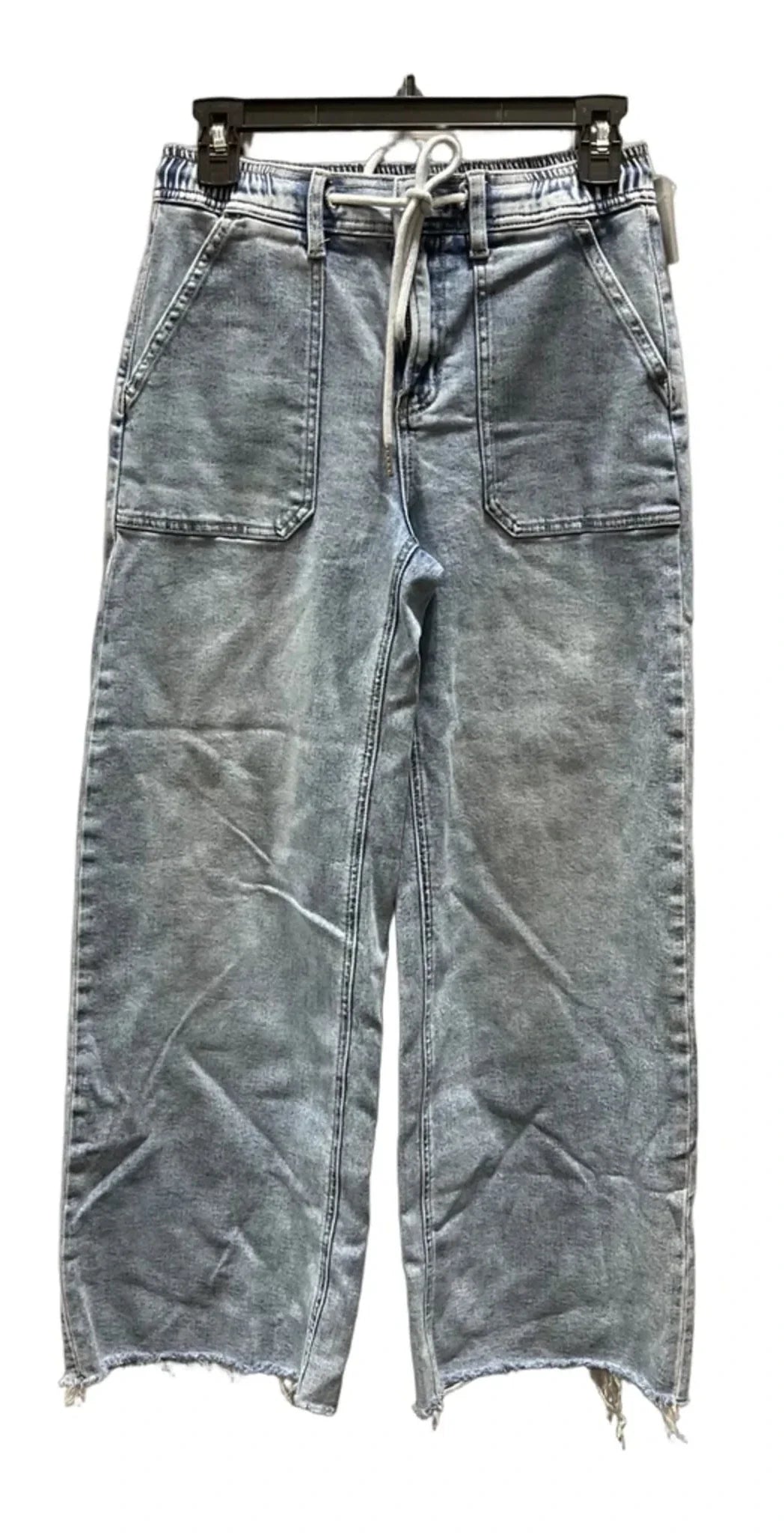 Jeans Wide Leg By Flying Monkey In Blue Denim, Size: 4