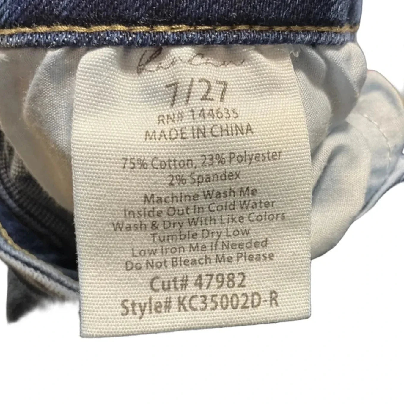 Jeans Straight By Kancan In Blue Denim, Size: 4