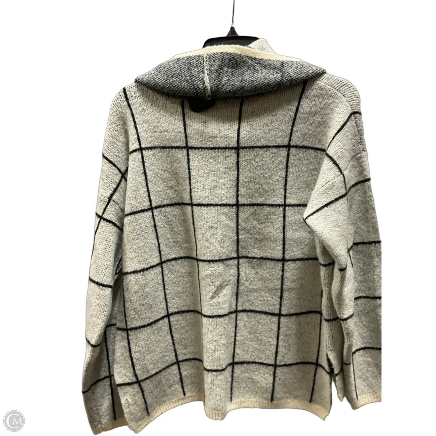 Sweater By Lumiere In Black & Cream, Size: S