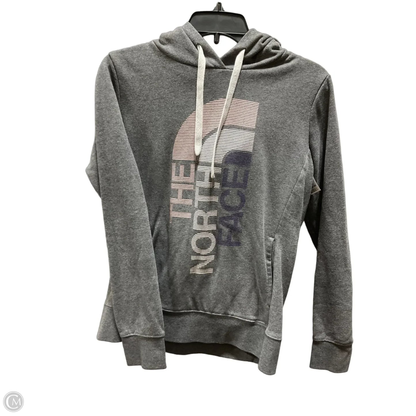 Sweatshirt Hoodie By The North Face In Grey, Size: M
