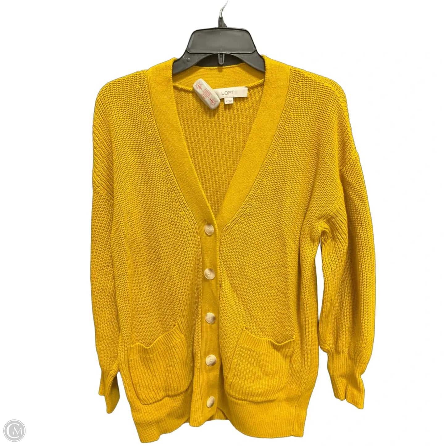 Cardigan By Loft In Yellow, Size: M