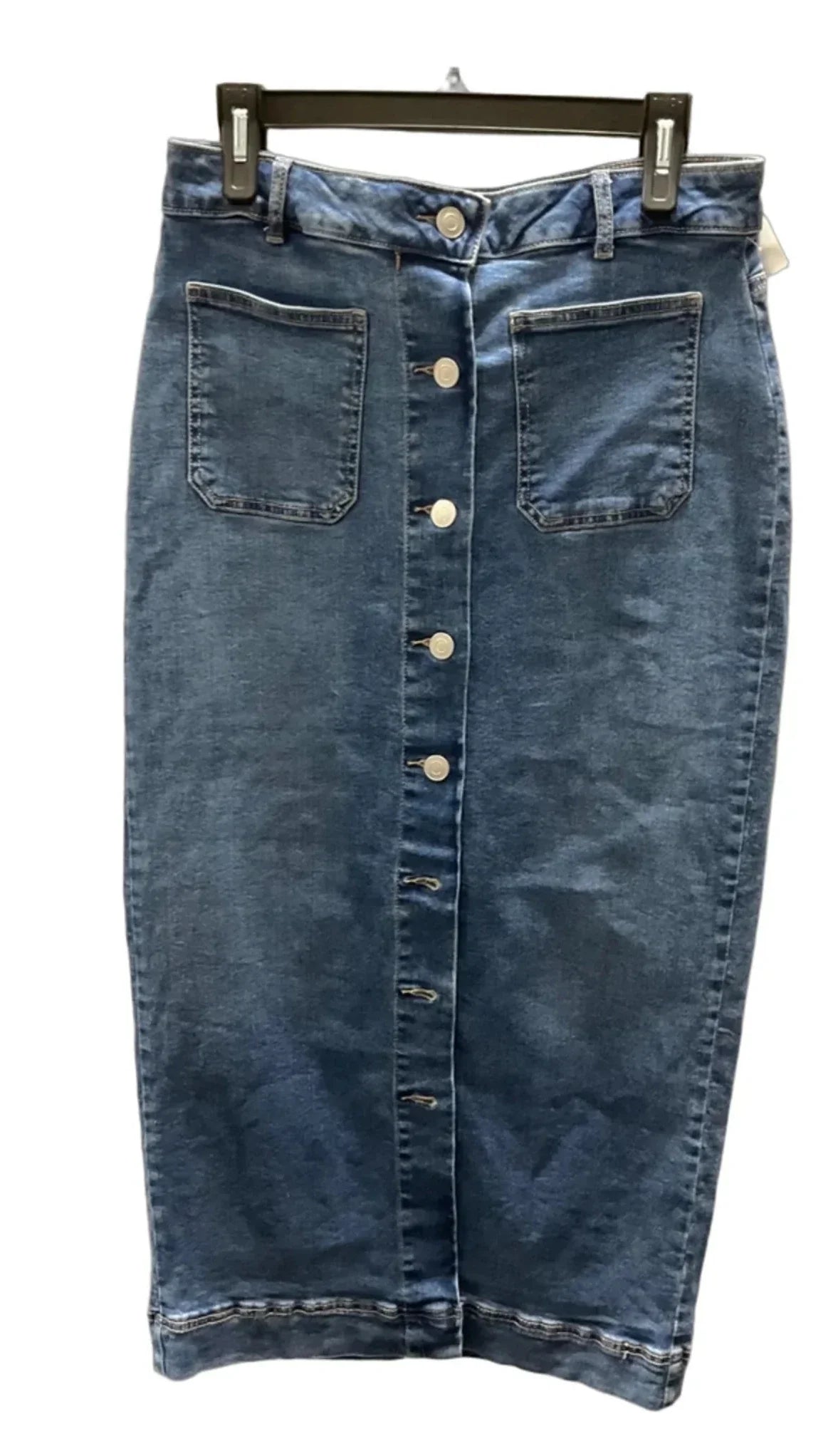 Skirt Maxi By Bagatelle In Blue Denim, Size: 10