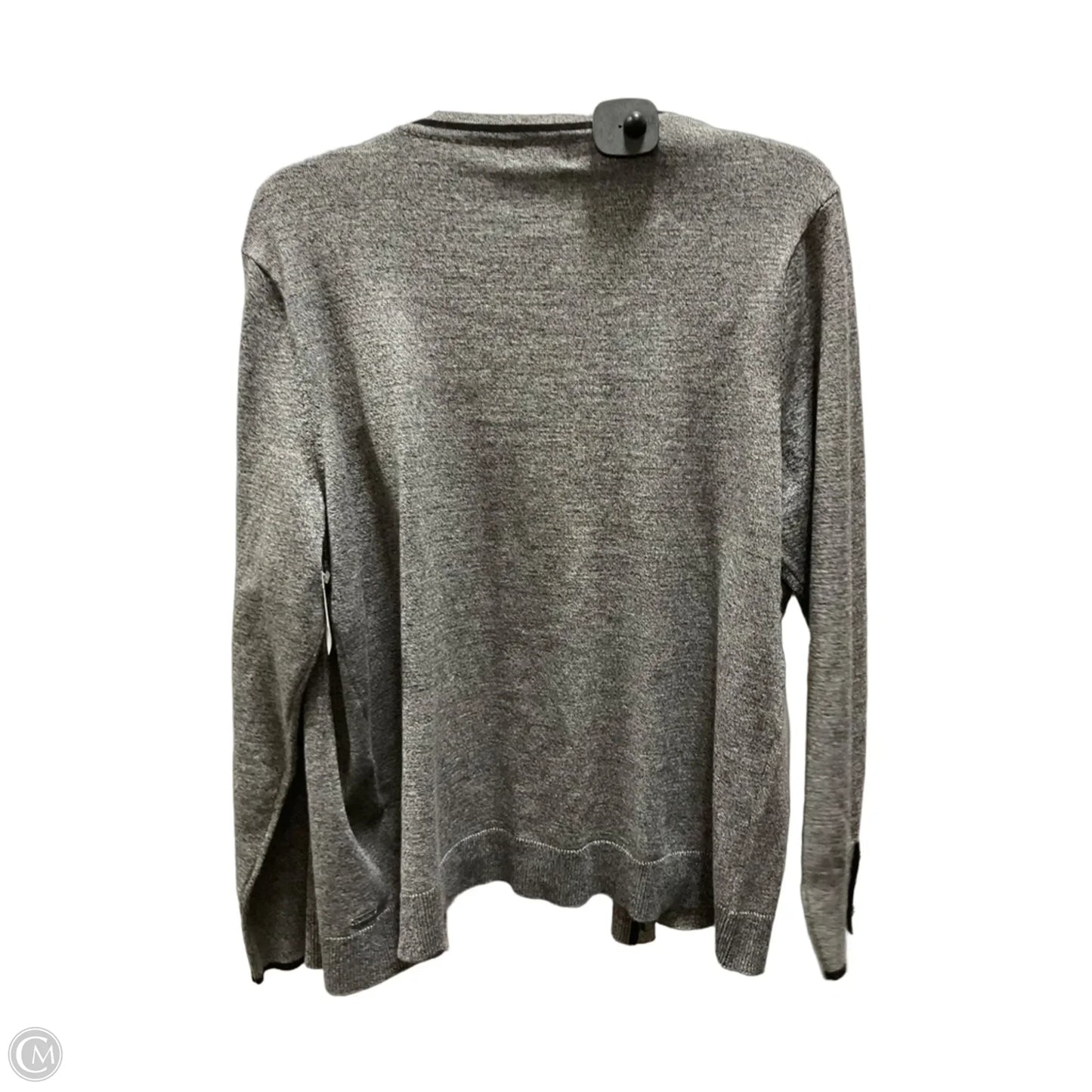 Cardigan By Calvin Klein In Grey, Size: L