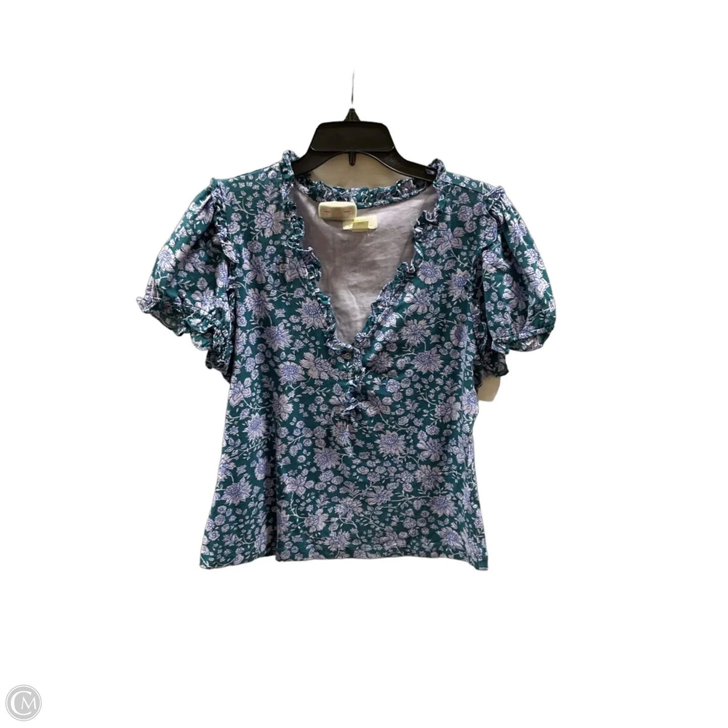 Top Short Sleeve By Maeve In Floral Print, Size: Xl