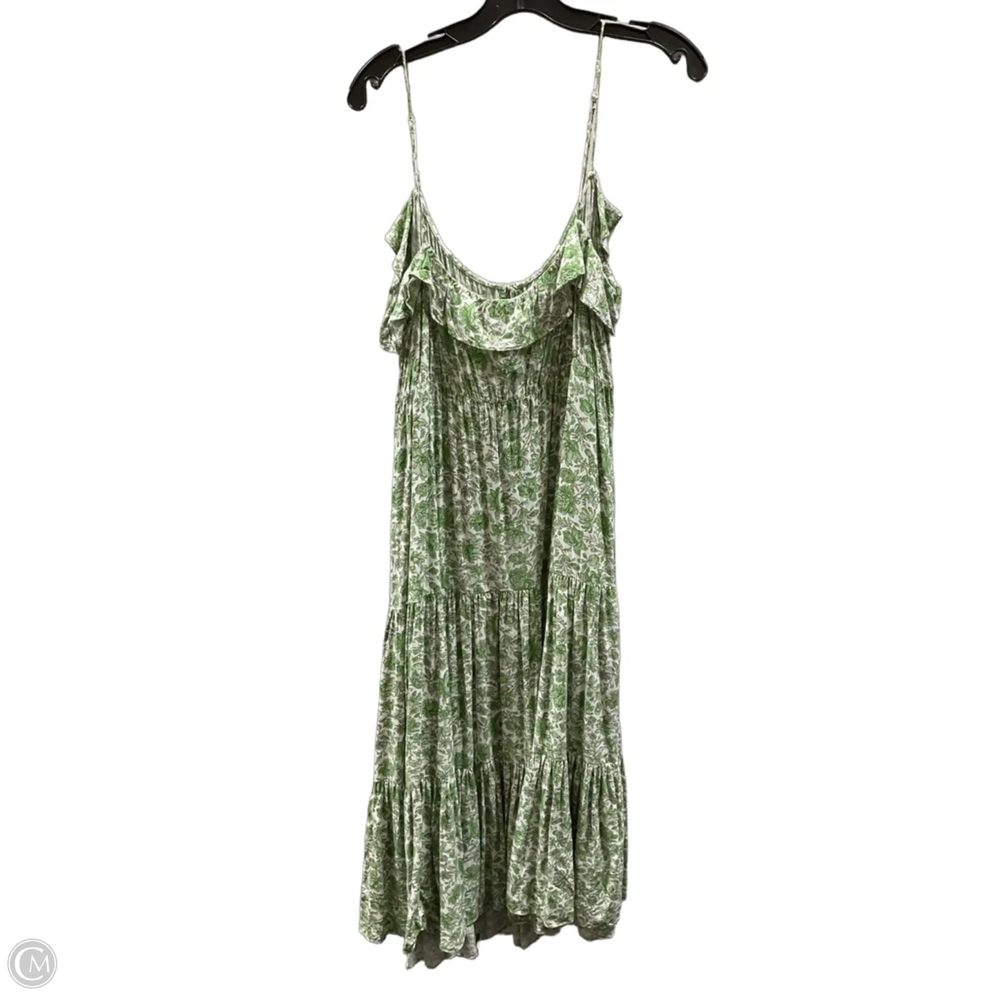 Dress Casual Maxi By J. Crew In Green, Size: Xxl