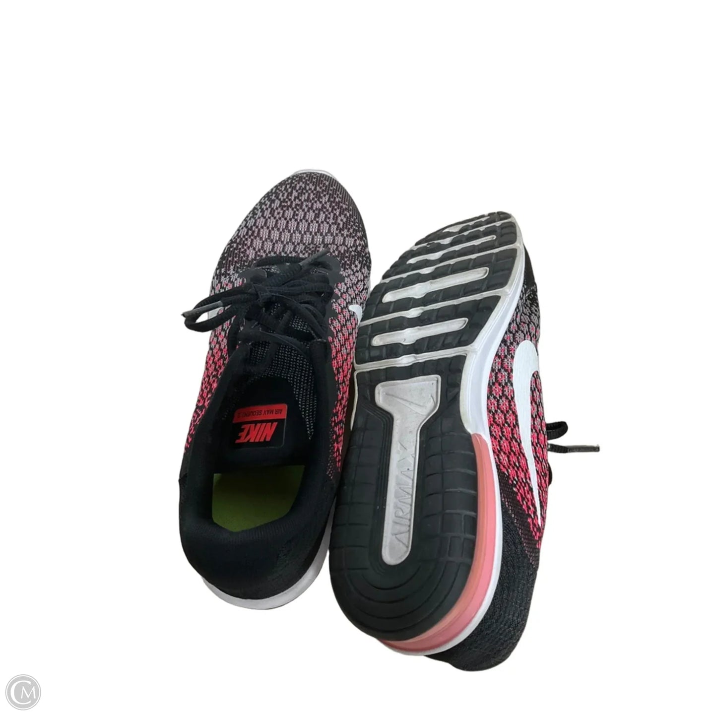 Shoes Athletic By Nike In Black & Pink, Size: 10