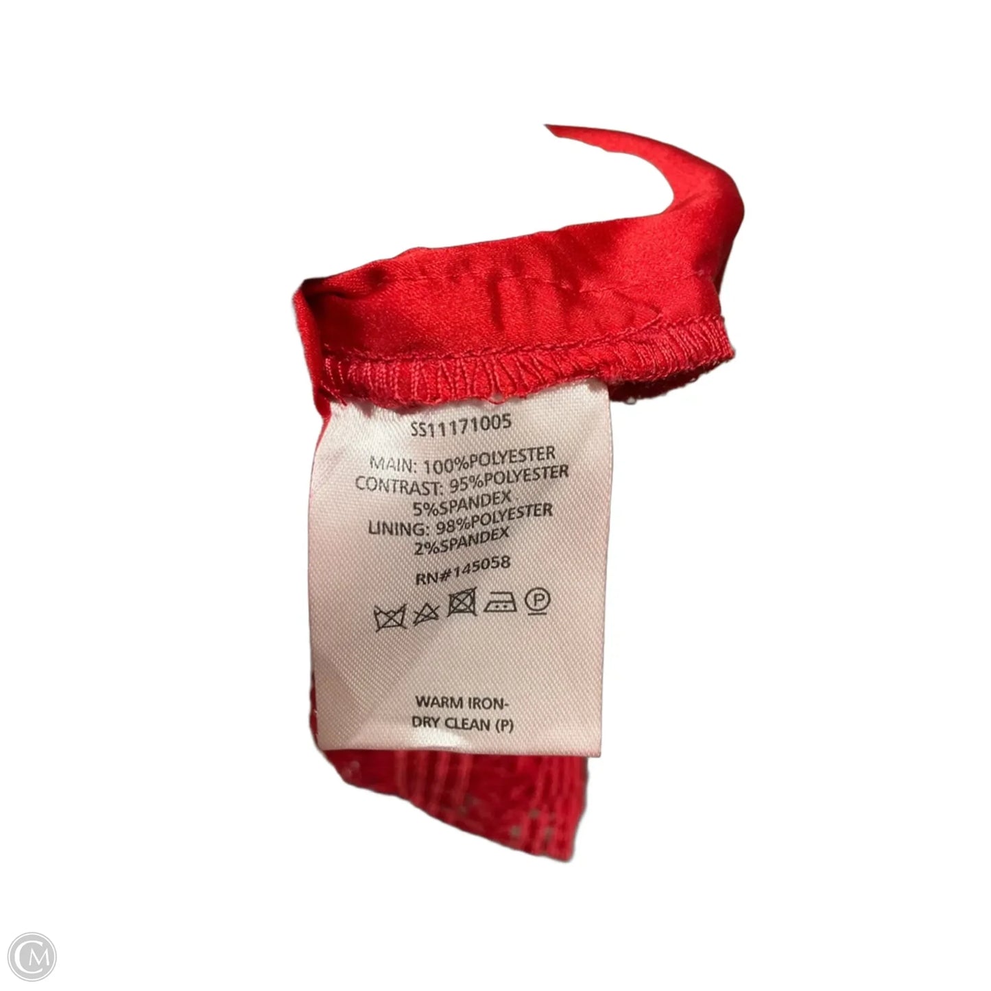 Dress Party Short By Cma In Red, Size: L